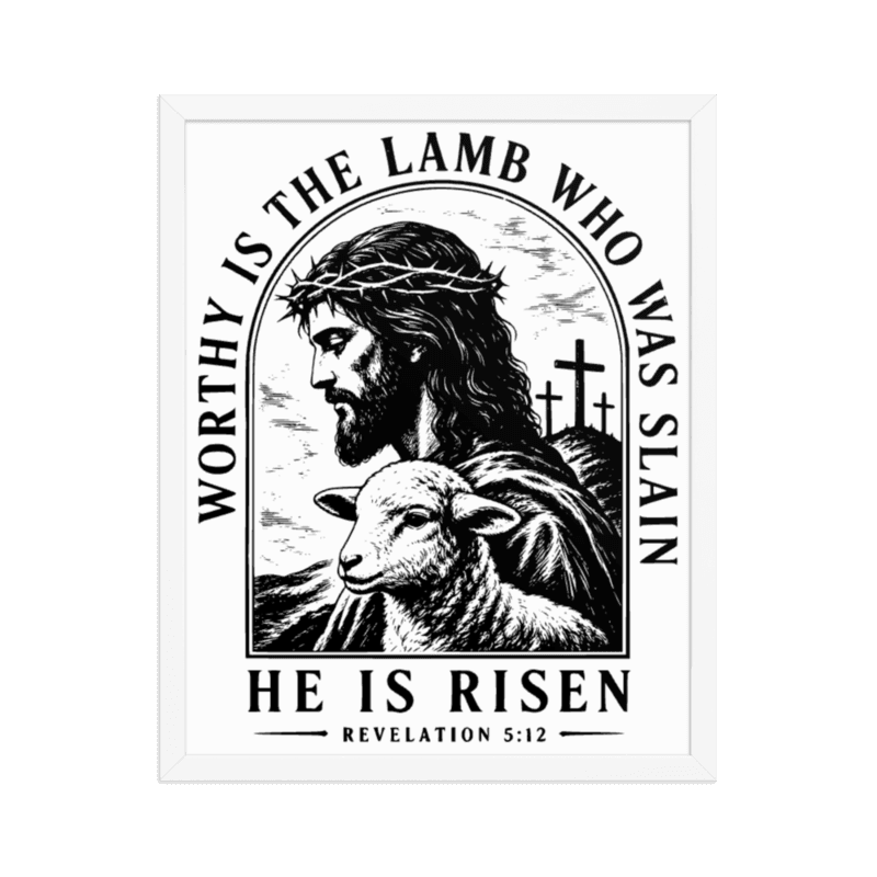 PROTOTOKOS — Worthy Is the Lamb Framed Poster