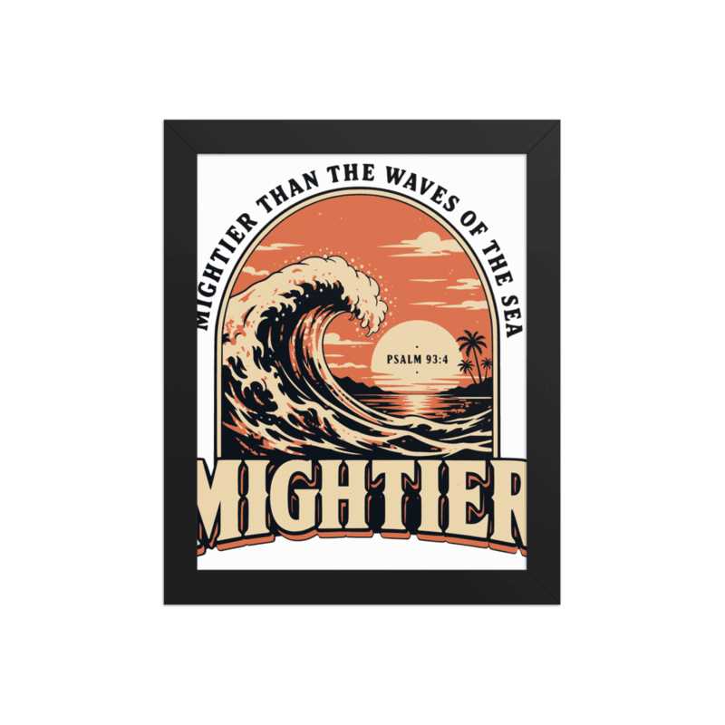 PROTOTOKOS — Mightier Than the Waves Framed Poster