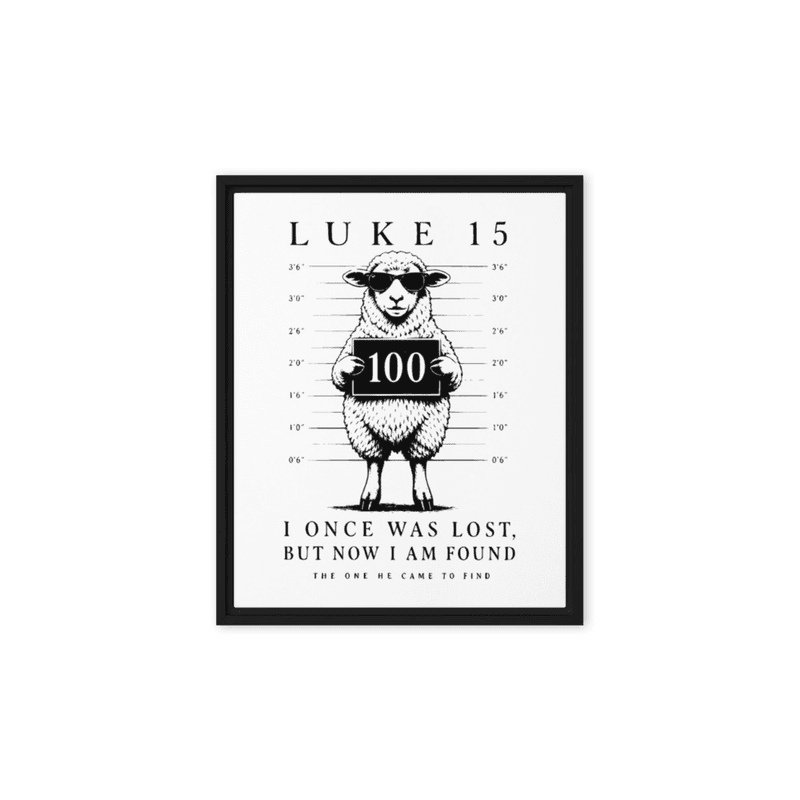 Once Was Lost (Luke 15) | Framed canvas