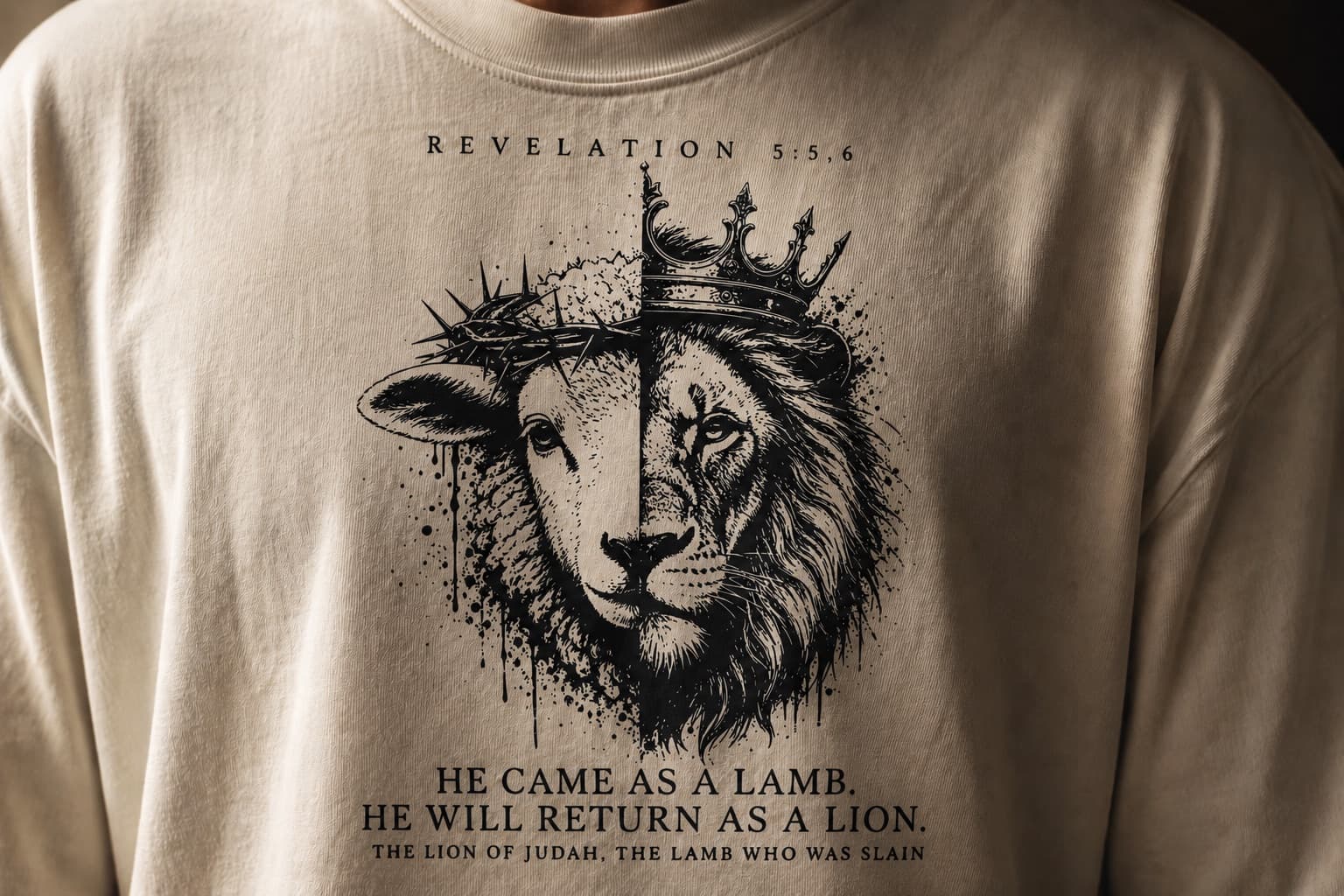 PROTOTOKOS — Lion of Judah · Lamb Slain Framed Poster