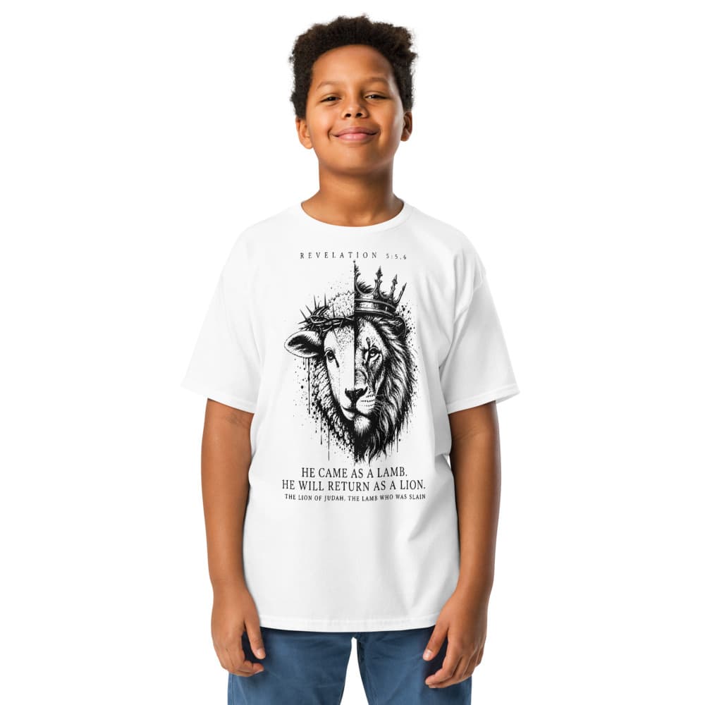 PROTOTOKOS — Lion of Judah · Lamb Slain Tee (Youth)